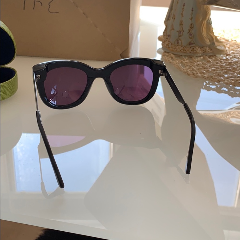 C. Wonder black w purple tint lens sunglasses NEW - Picture 4 of 4